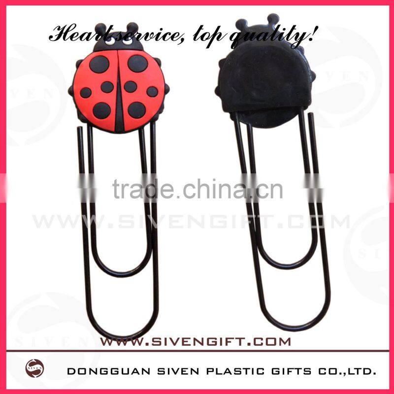 Eco-friendly 3d cartoon cute design bookmark