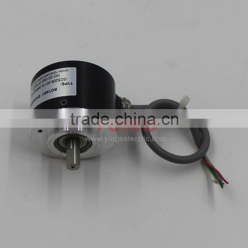 ISC5208 360 phase CNC system Machine Solid shaft encoder optical price incremental rotary encoder