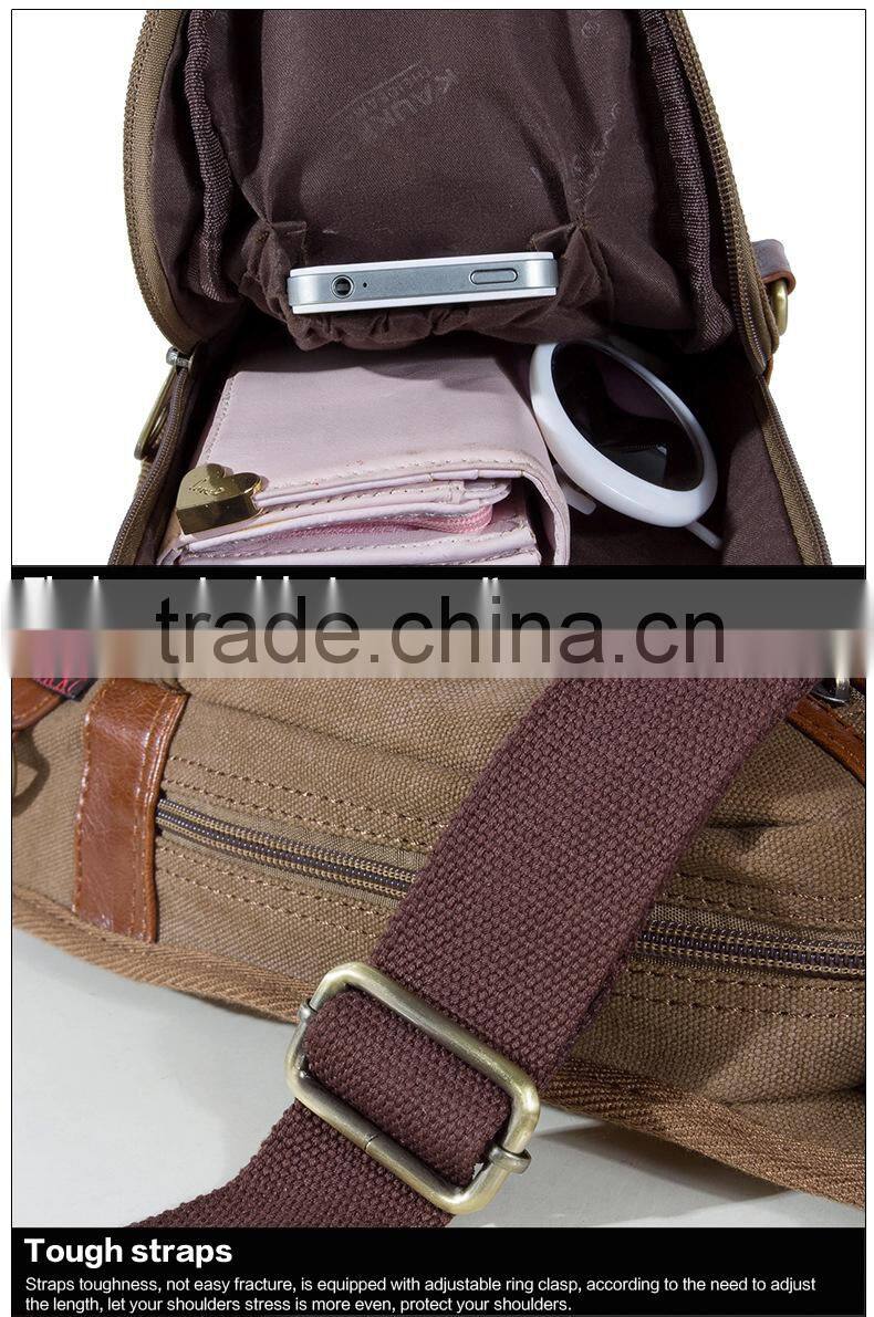 Messenger Bags Handbags Canvas Satchel Shoulder Mens Chest bag