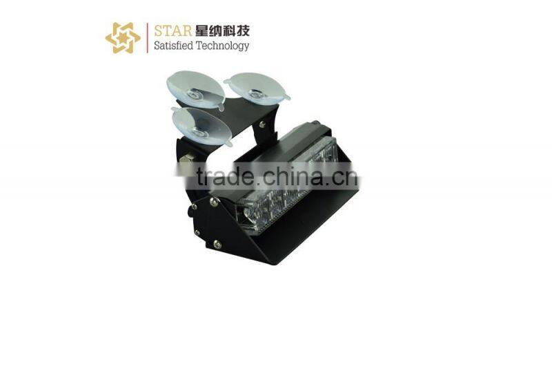 3W*6 LED (18W) super bright visor light facturer supply led emergency visor light car strobe light (XN-186C-1)