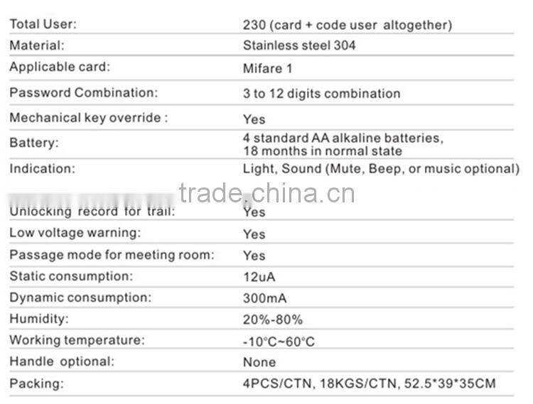 keypad door lock,password lock,password door digital lock
