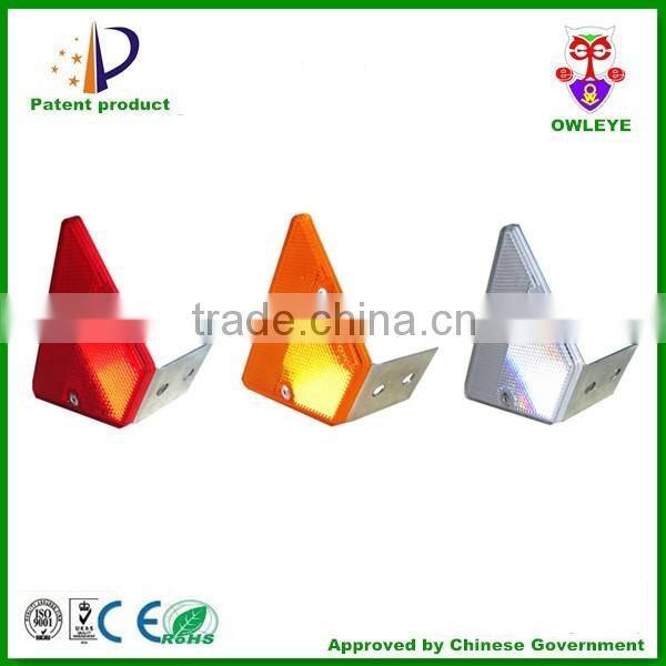 Double Sided Reflective Material Triangle Reflector