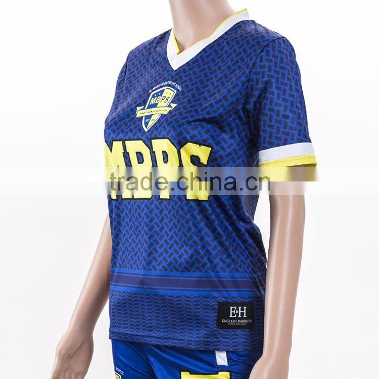 cheap custom sublimation polyester dri fit soccer uniform