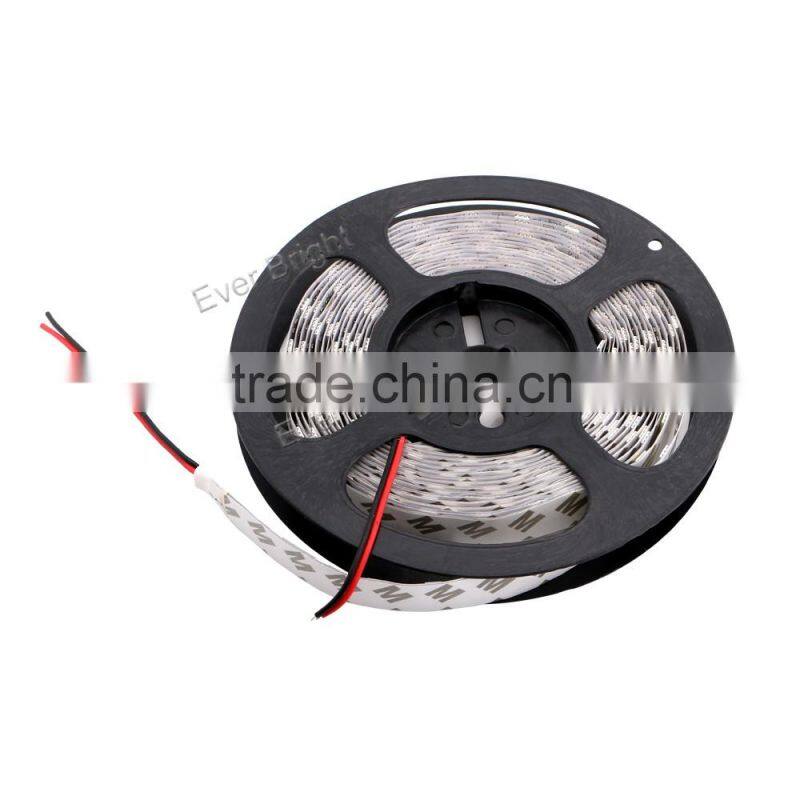 Car light 5m strip led light flexible white color 600smd 5050 IP67 waterproof led strip light