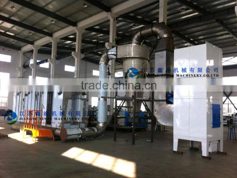 XT stainless Electrostatic Powder Spray Booth System with cyclone recovery system