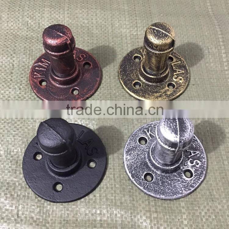 black malleable iron soild five way pipe joint