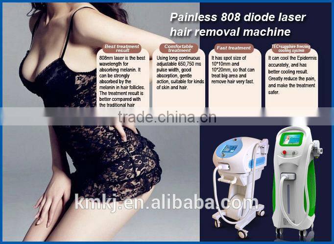 Strong Power !!! 808nm diode laser hair removal machine/diode laser 808nm hair removal/laser diodo 808 nm for salon use
