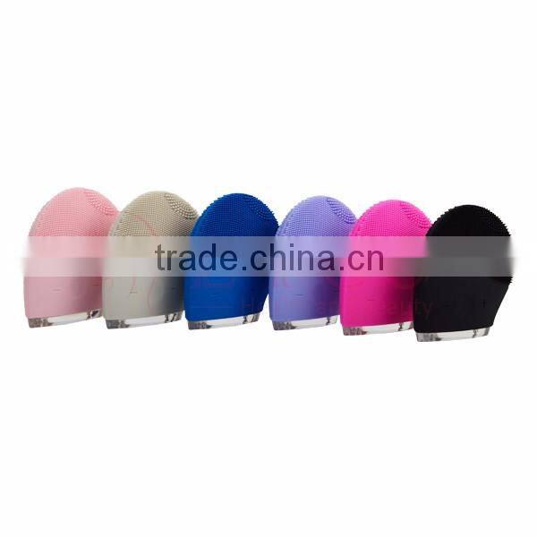 CE ROHS Silicone Facial Cleansing Brush electric face scrubber sonic facial brush head As Seen on TV
