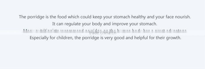 good quality black rice instant porridge for sale