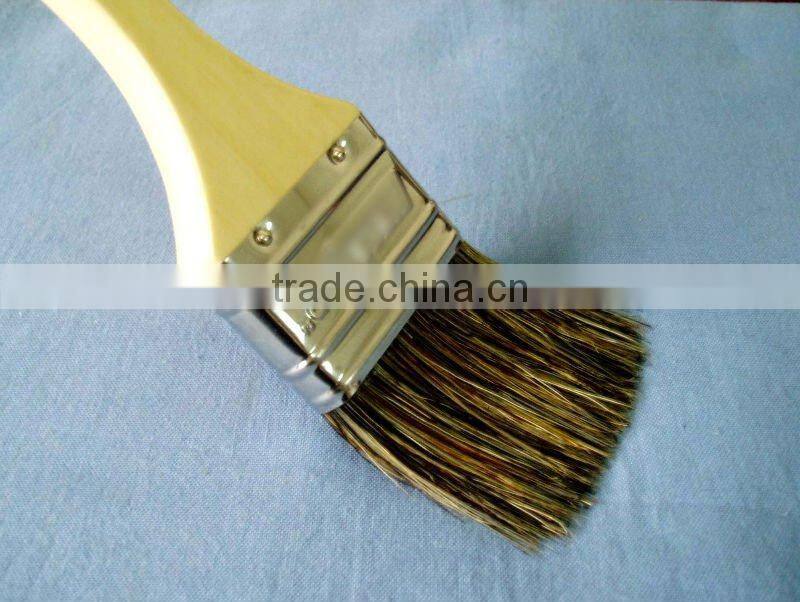 Bristle paint brush for painting the wall