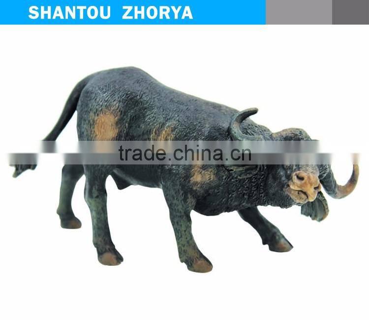 Plastic Animal Model Wild Animals African buffalo Figures toys