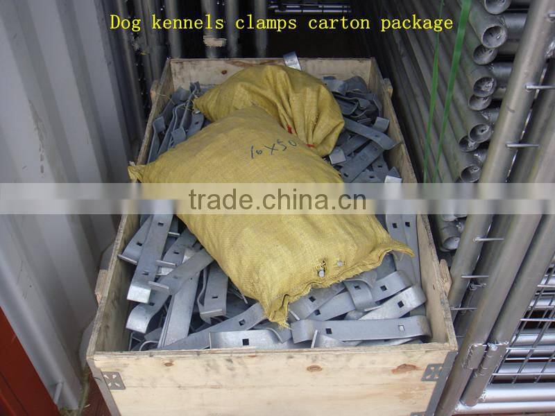 5'X10'X6' heavy duty galvanized steel dog pens enclousures outdoor welded mesh dog kennels