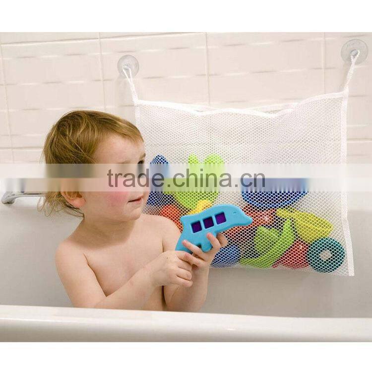 Bath Toy Organizer for Baby Boys and Girls with 2 Strong Suction Cups
