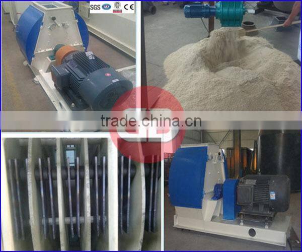 Water drop type feed mill used in pellet line cattle feed crusher for sale