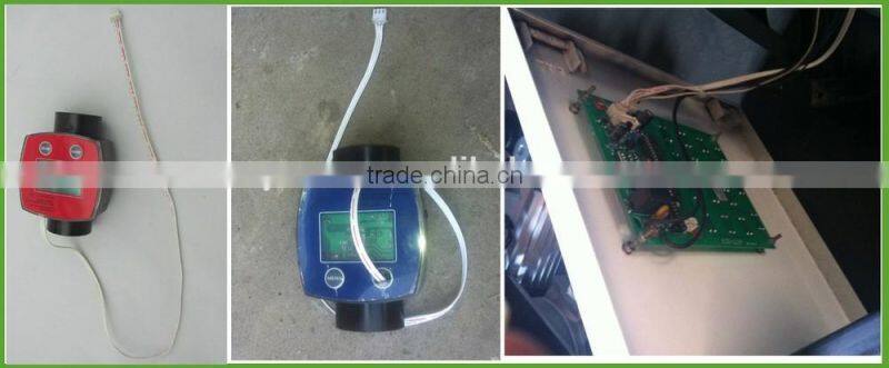 Singflo hydraulic oil flow meter/fuel oil flow meter/ accurate flow meter with battery