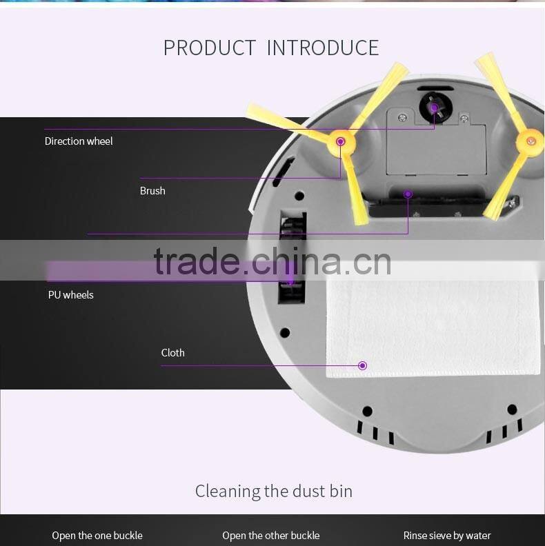 2016 Hottest Intelligent Vacuum Cleaner Robot Automatic Sweeper