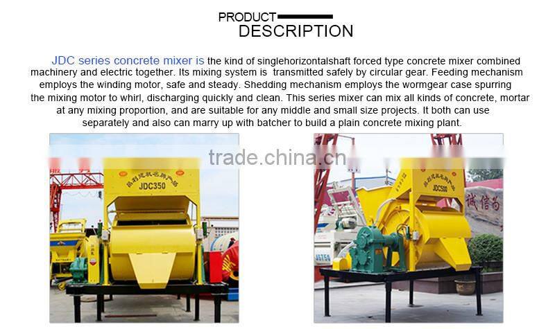 Hot Sale!!! JDC350(17.5m3/h) Cement Mixer