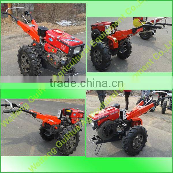 12HP manual start farm hand tractor made in China