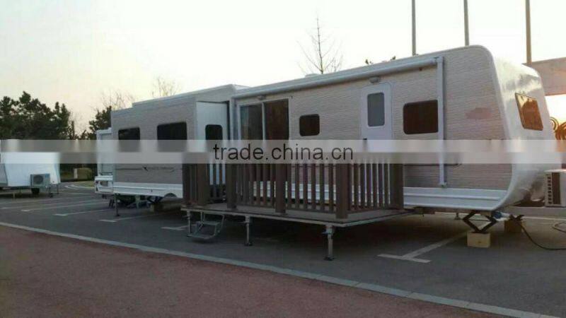 Trailer Camper Van 2-Bedroom 1-Living room 1-Bathroom 1-Kitchen with Veranda