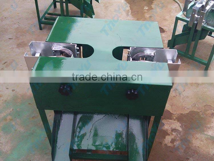High efficiency fresh garlic root cutting machine