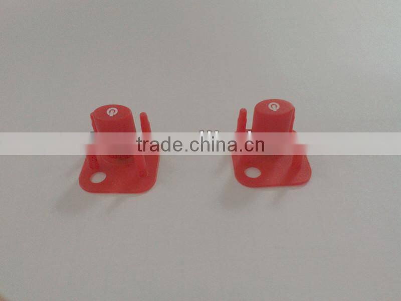 Customed Red Conductive Single Silicone Button
