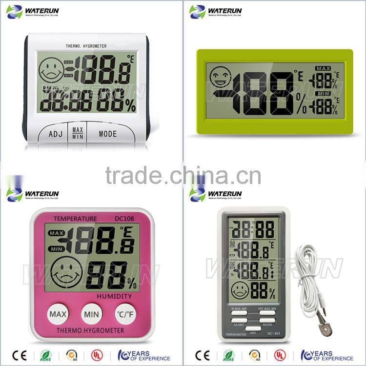 multi function thermometer hygrometer ,indoor /outdoor thermometer hygrometer