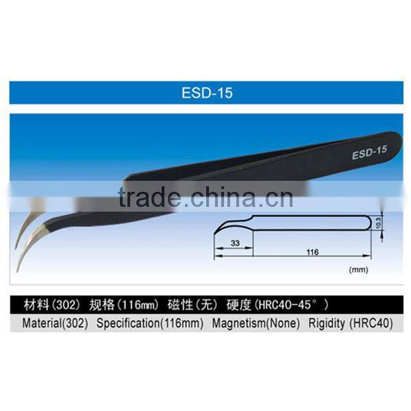 ESD-14 anti-static tweezers for repair tools