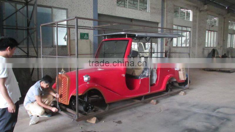 6 seater airport passenger transport electric club utility cars vintage cart