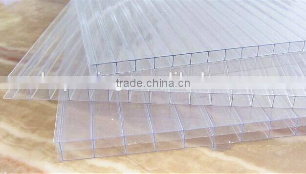 4mm twin wall polycarbonate sheet, hollow pc sheet,pc sheet on sale