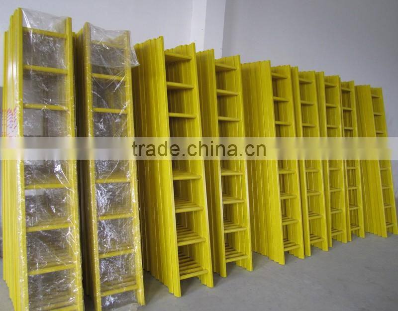 Best sale Corrosion resistant Colorful fiberglass platform ladder