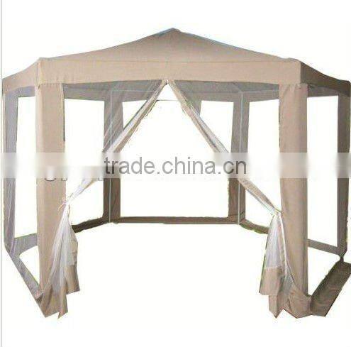 2X2X2x2.4M hexagonal garden gazebo