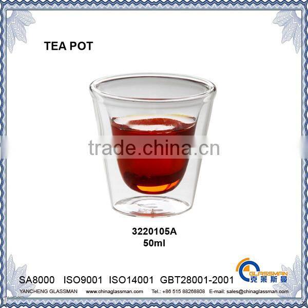 hot sale fancy borosilicate glass tea pot TC105T