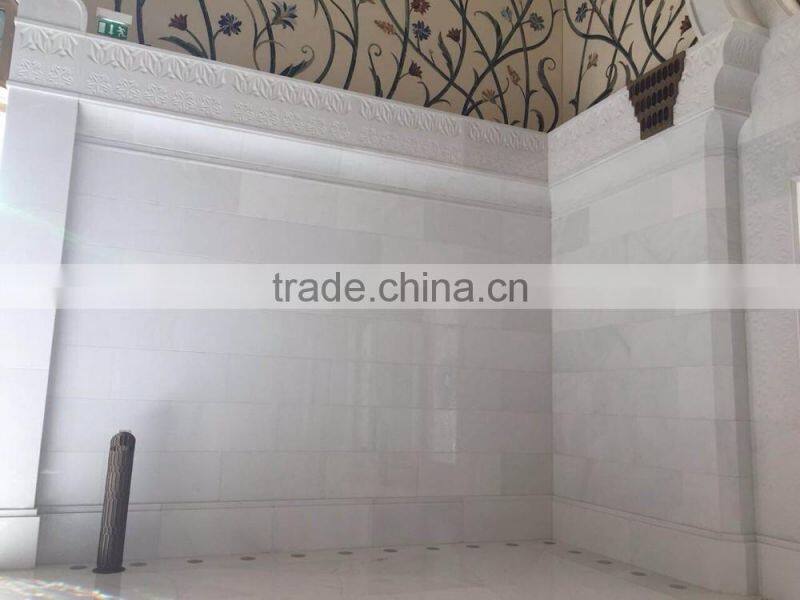 New choice white nano glass 3 artificial stone slabs