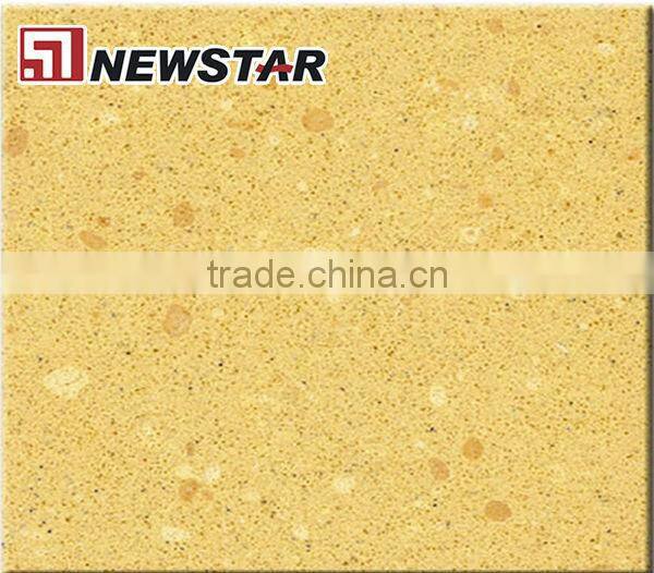 Cheap newstar polished beige marfil artificial marble