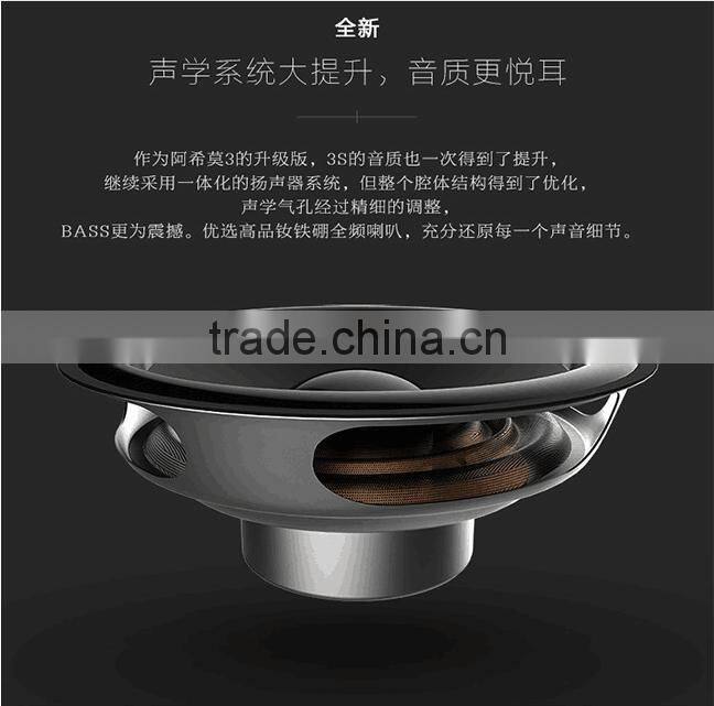 Newest Arrival Ceramic Design Portable Bluetooth Speaker With QI Wireless Charger Bottom/TFCard/Remote Control Bluetooth Speaker
