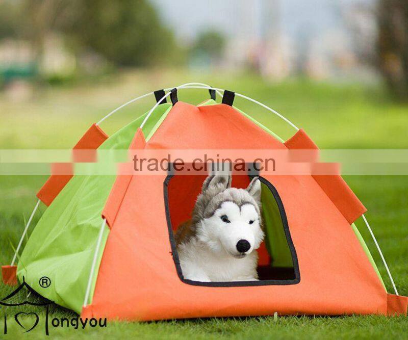 pet outdoor tent folding dog cage waterproof pet camping tent