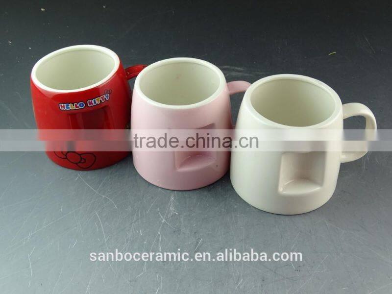 Stock Hot sale Cheap colorful Glazed Ceramic promotional mug glazed ceramic coffee mug ceramic coffee cup