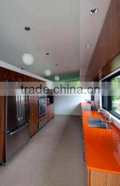 Design personal stylish pure acrylic solid surface built home kitchen