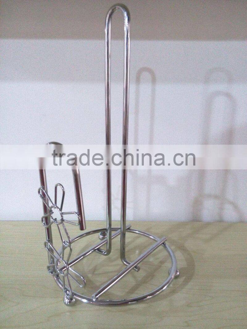 New Item Chrome Tempered Wire Napkin Holder Kitchen Tissue Tray