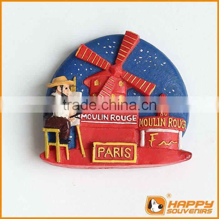 High Quality Cities Souvenir 3D resin Fridge Magnet,tour souvenir fridge magnets for home decor