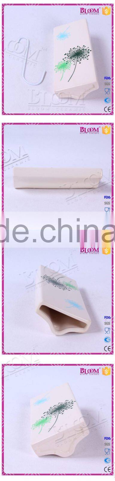 Decal design hanging decor white ceramic humidifier air