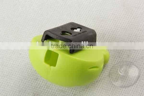 Frog shaped plastic toothbrush holder