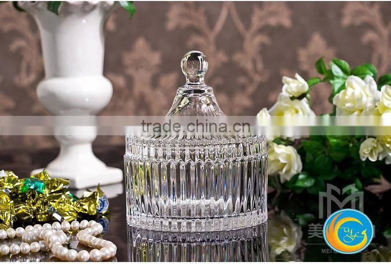 crystal glass candy/fruit bowl