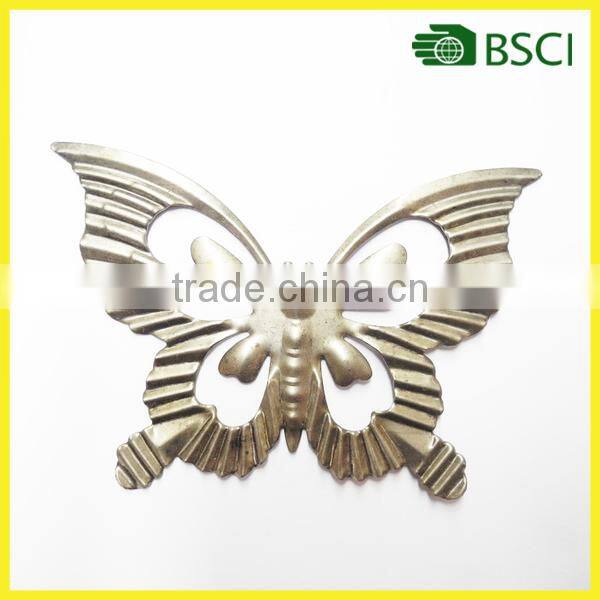 YS15B019 butterfly wings decoration metal accessories for garden decoration