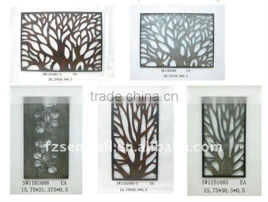 HOT!!! Square metal lantern with glass for garden