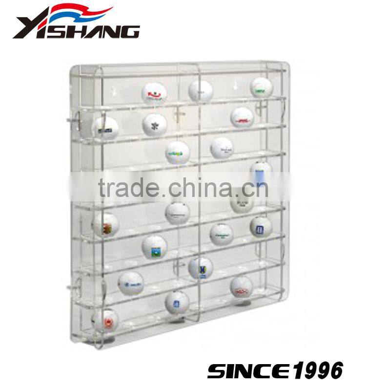 Customize countertop acrylic case golf ball display