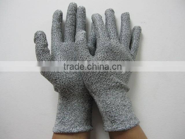 DDSAFETY Anti Cut Safety Gloves 13 Gauge Prevent Cut PU Gloves Cut Resistance Gloves