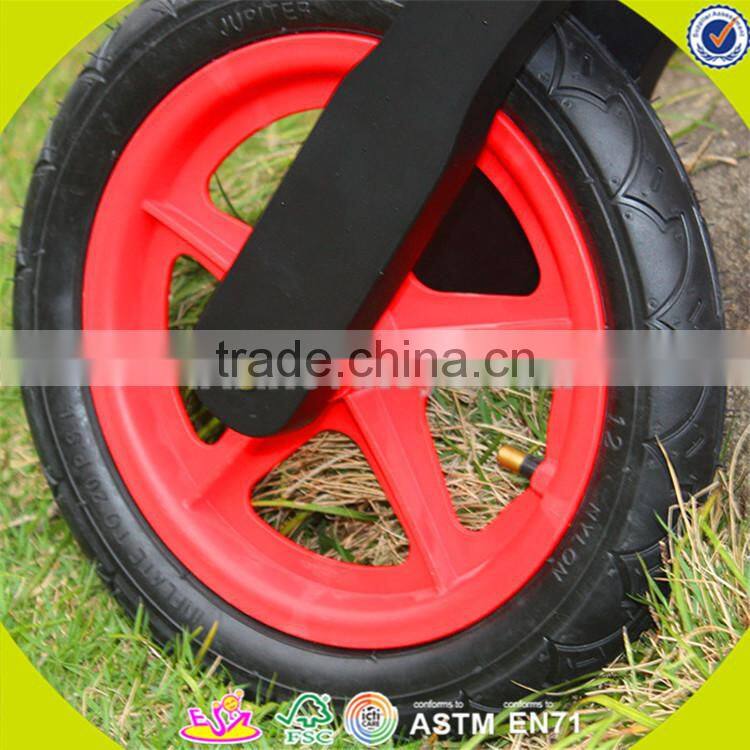 Wholesale cool wooden balance bike promotion gift wooden balance bike high quality children wooden balance bike toy W16C013