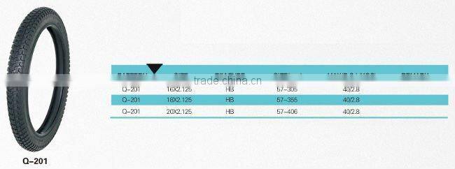 16*2.125 DOT Approved E-Bicycle Tire