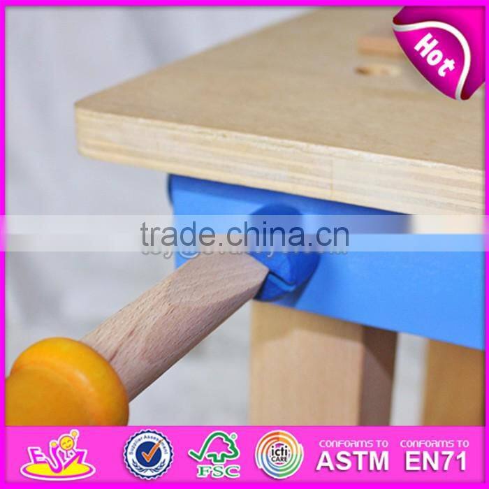 Best educational assemble tools wooden toy tool bench for children W03D043
